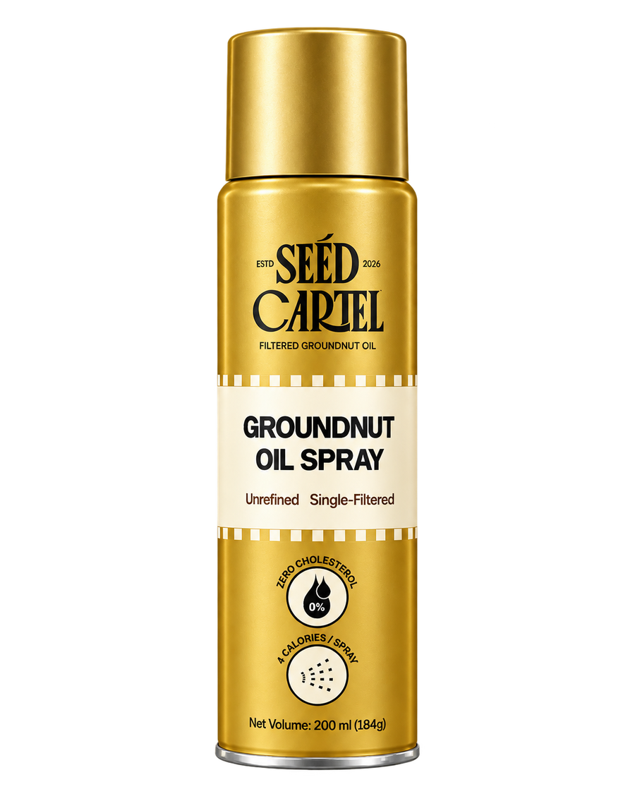 Seed Cartel Filtered Groundnut Oil Spray Can